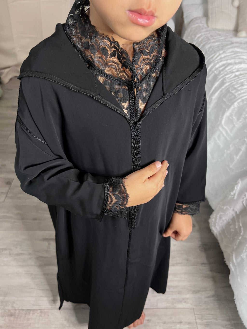 Mini Djellaba noir
