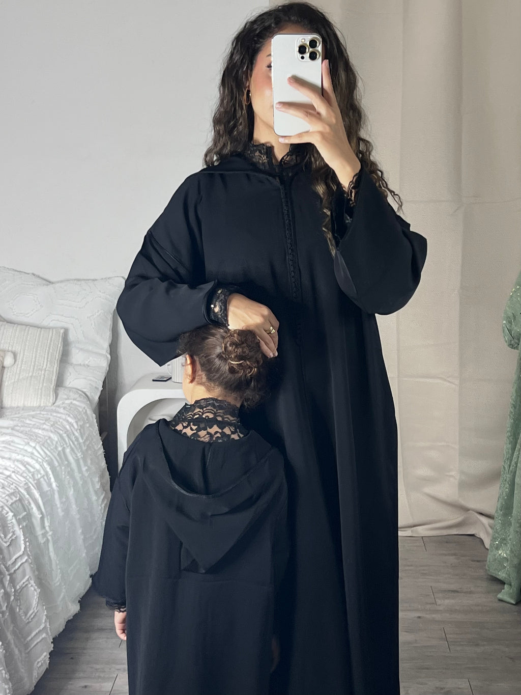 Mini Djellaba noir